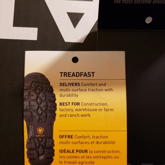 Ariat Men's Size 10 Treadfast Work Boots - Picture 3 of 8